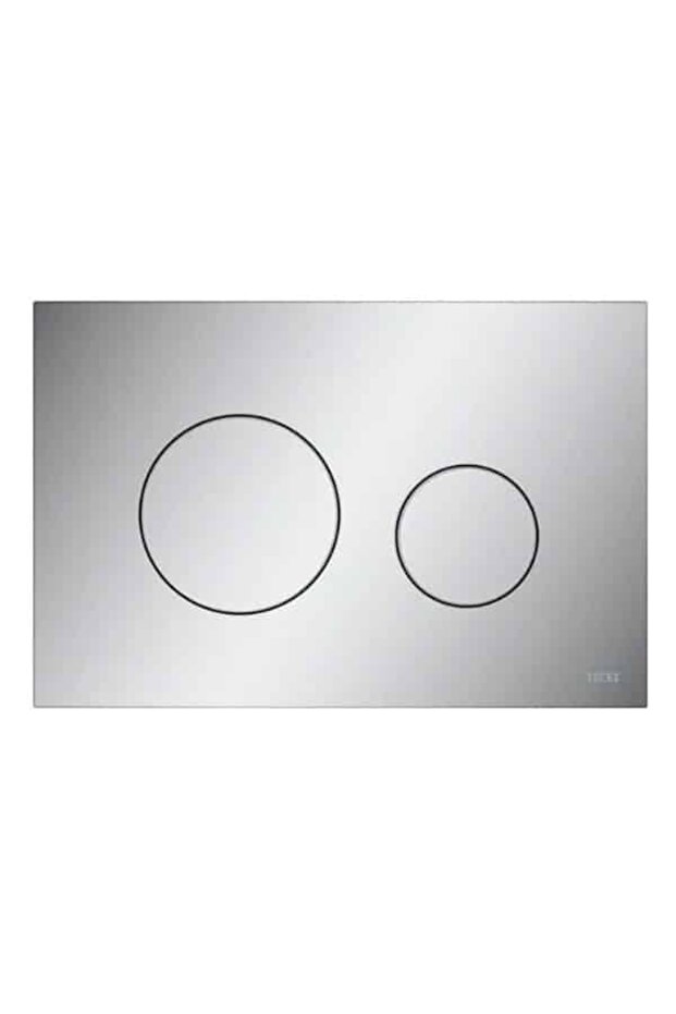 WC Actuation Plate Loop matte chrome, 2 steps