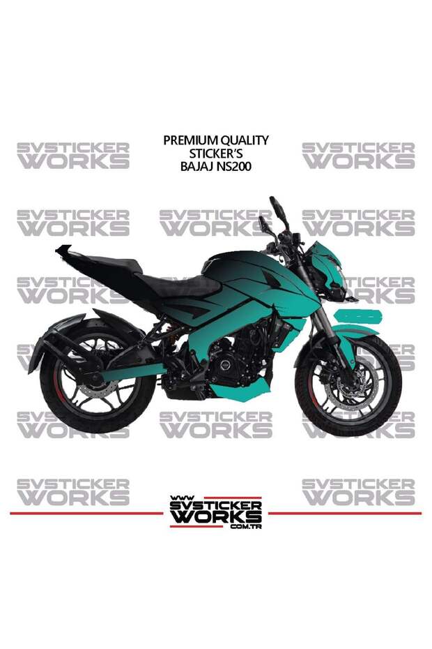 ملصق تزيين BAJAJ NS200 ثنائي اللون، طقم جاهز لتزيين المحرك، عالي الجودة