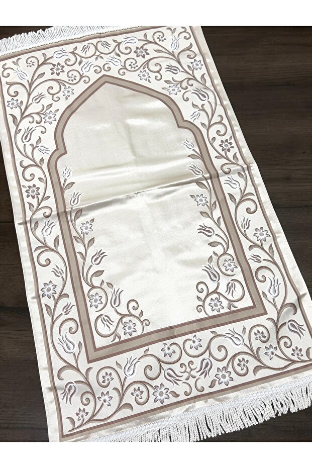 Woven Tapestry Twisted Fringed Dowry Gift Prayer Rug