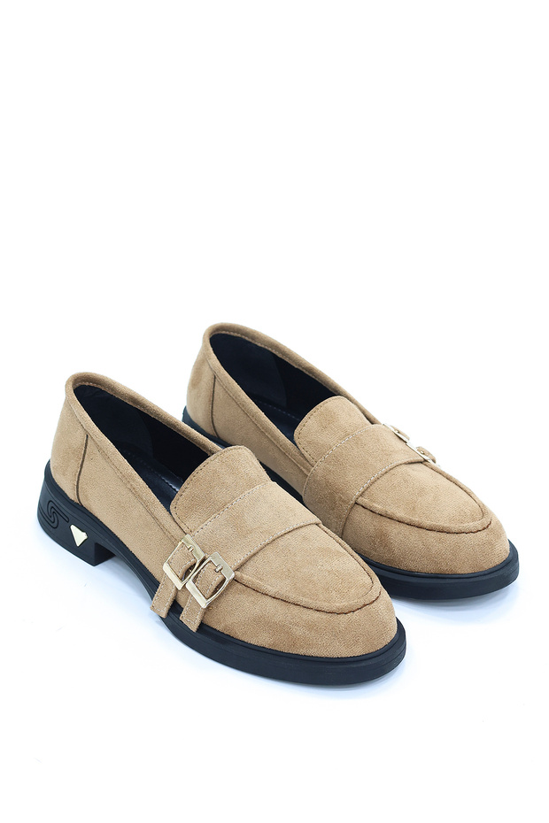 Int 905 Double Buckle Detailed Loafer