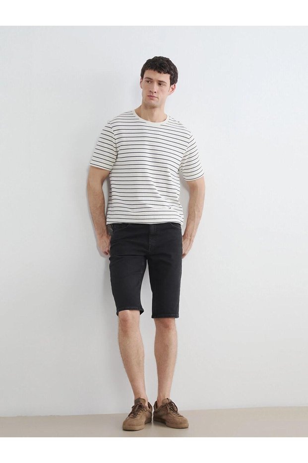 Super Skinny Fit Men's Jean Shorts (S6)