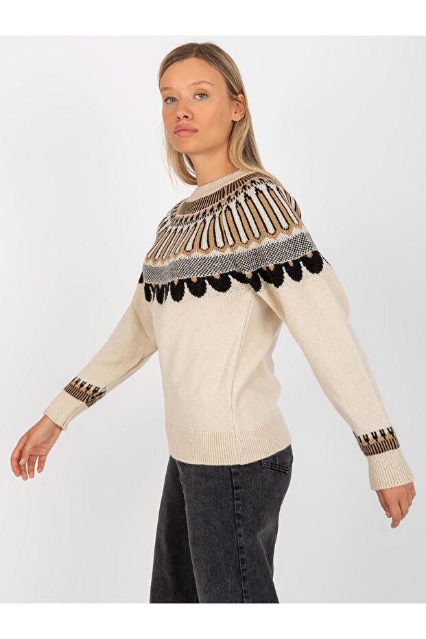Pulover Dama Bej - 6
