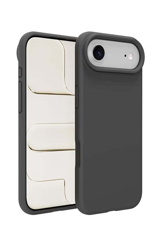 iPhone 17 Air Smooth Liquid Silicone Soft Cover with Microfiber Lining – Shockproof Protective Phone Case