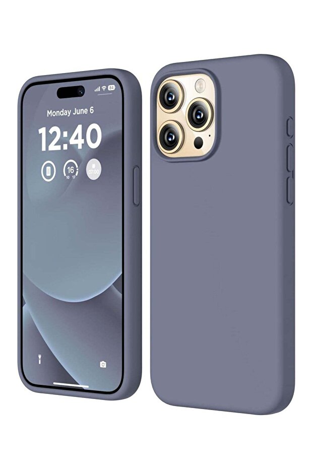 Compatible with iPhone 15 Pro Max Liquid Silicone Case, Full Body Shockproof Protective Cover