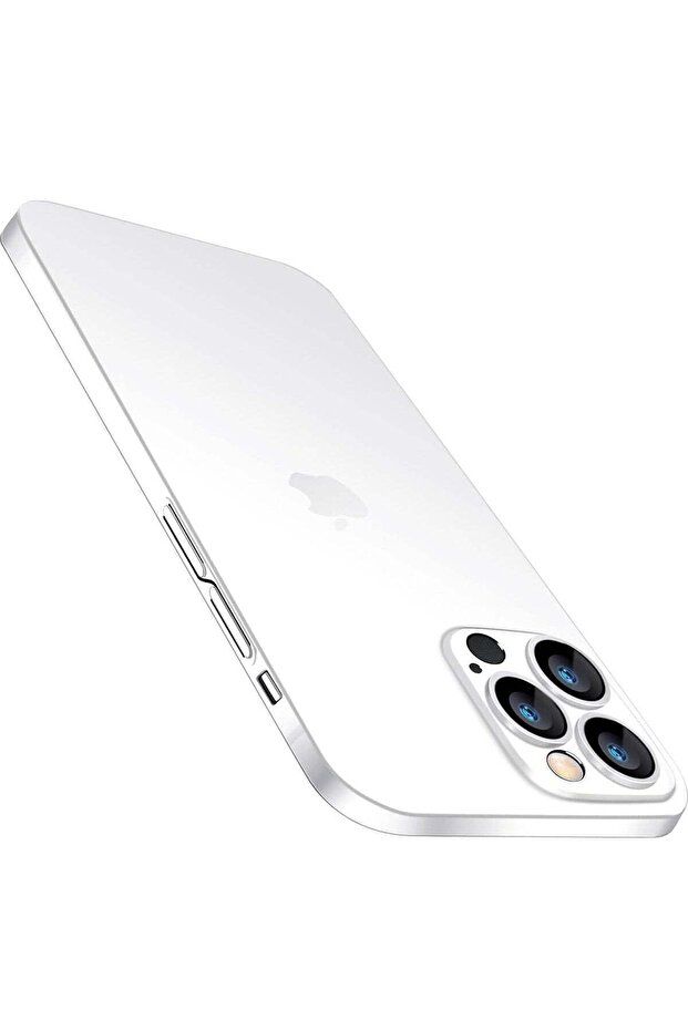 Case Compatible with iPhone 15 Pro Slim, 0.2mm Paper-Thin, Lightweight, Translucent Matte PP (White)
