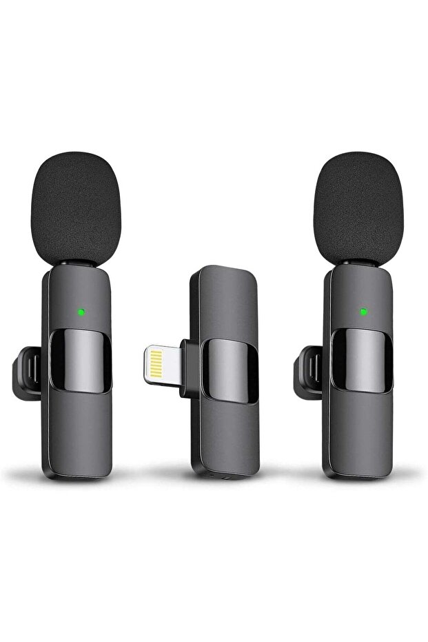 Professional Wireless Lavalier Lapel Microphone for iPhone, iPad - Cordless Omnidirectional Mic