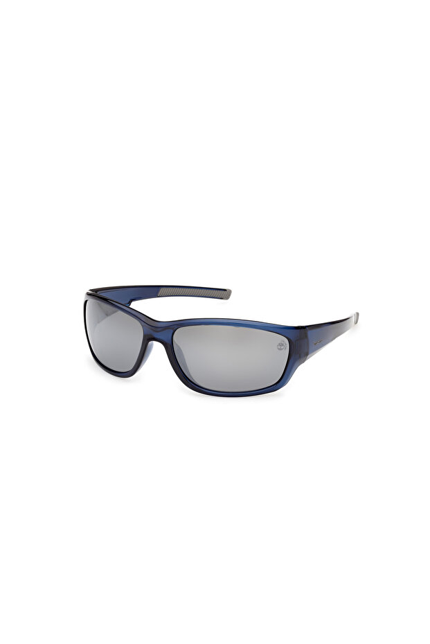 Shiny Blue Polarized Injected Male Sunglasses