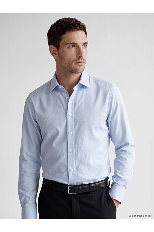Lcw Business Slim Fit Dobby Men's Shirt
