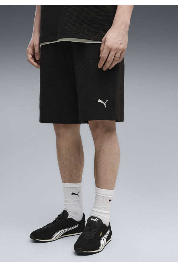 Essentials Elevated Relaxed Material Shorts - 7