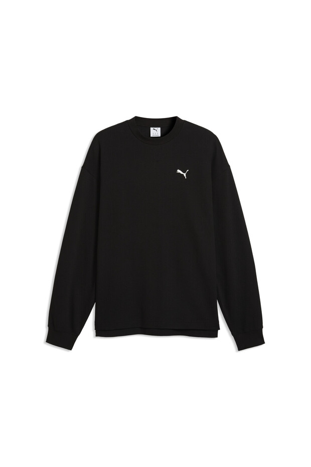 Mikina Essentials Elevated Relaxed Material Crew - 3