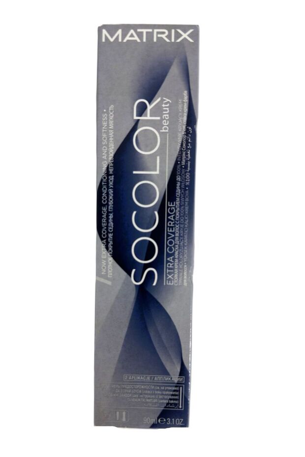 SoColor Extra Coverage Permanent Color. No. 507.3 (Medium Blonde Gold)