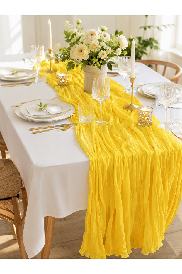 Tablecloth Decorative Bohemian Runner | Wedding, Party, Promise, Engagement, Organization Decoration Tablecloth Decoration Cloth