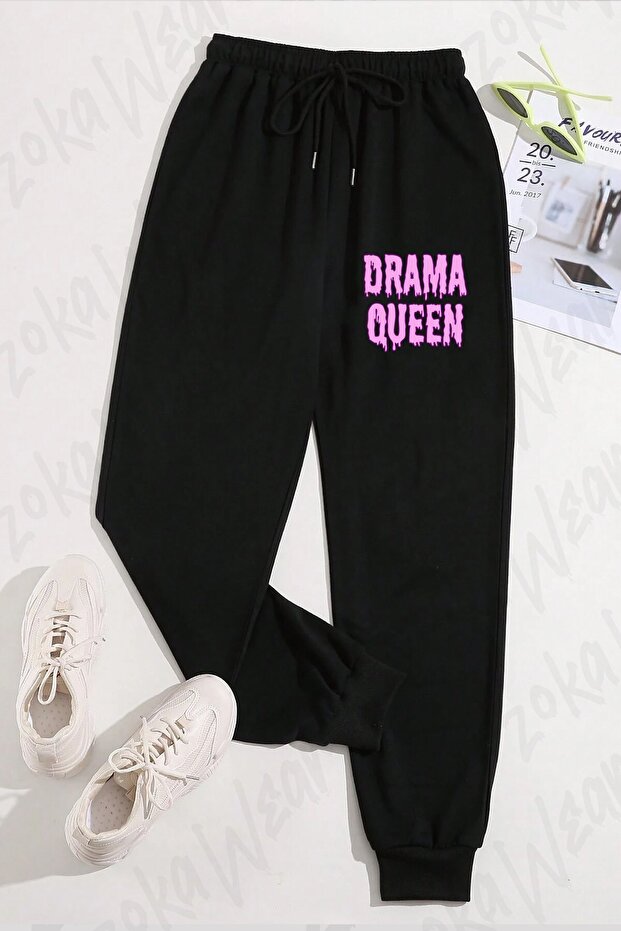 Unisex Drama Queen Printed Sweatpants