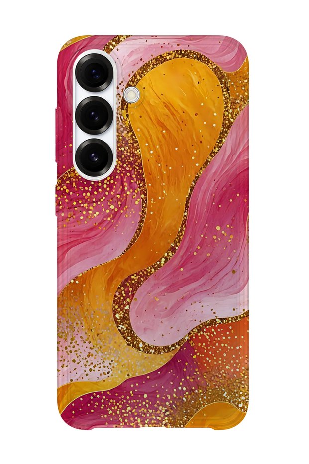 Samsung Galaxy S23 Compatible Printed Transparent Phone Case | Collection: Colorwave Flux