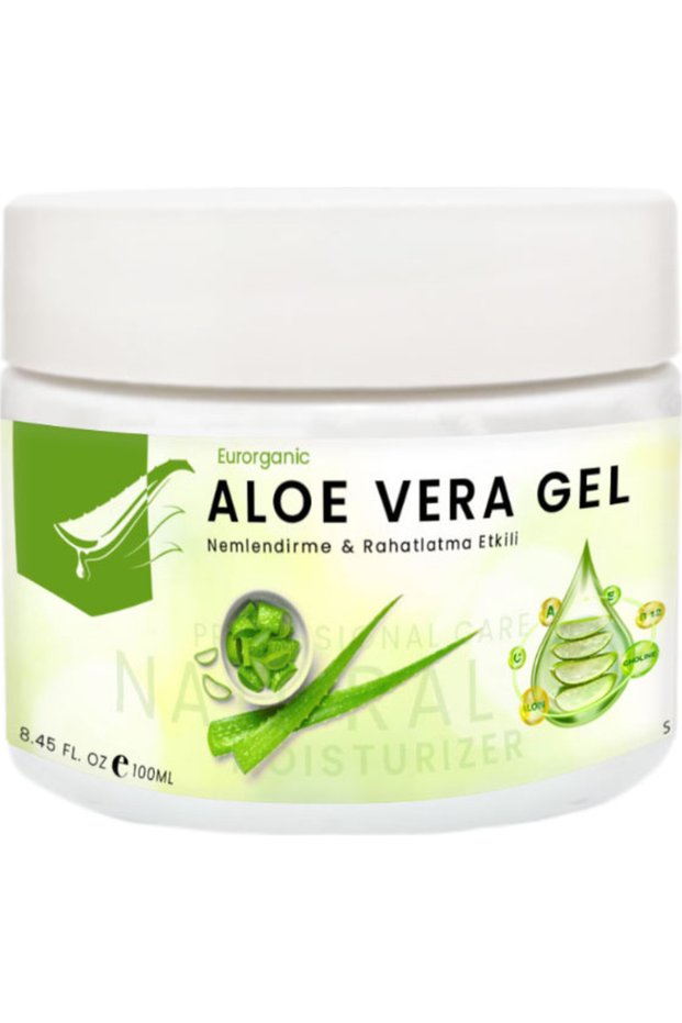 Eurorganic Aloe Vera Gel for Renewing, Firming, Revitalizing, and Quickly Refreshing Your Skin