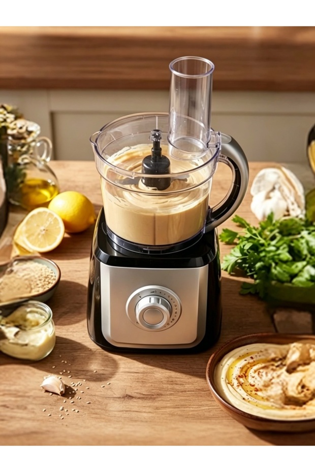 2 in 1 Food Processor & Blender | Multi-Function Chopper with Variable Speed & Pulse | Meat Grinder & Vegetable Cutter - 6