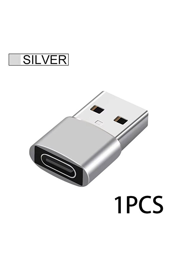 محول USB ذكر إلى USB C، محول USB إلى Type C للشحن السريع/نقل البيانات ووظيفة OTG. متوافق مع