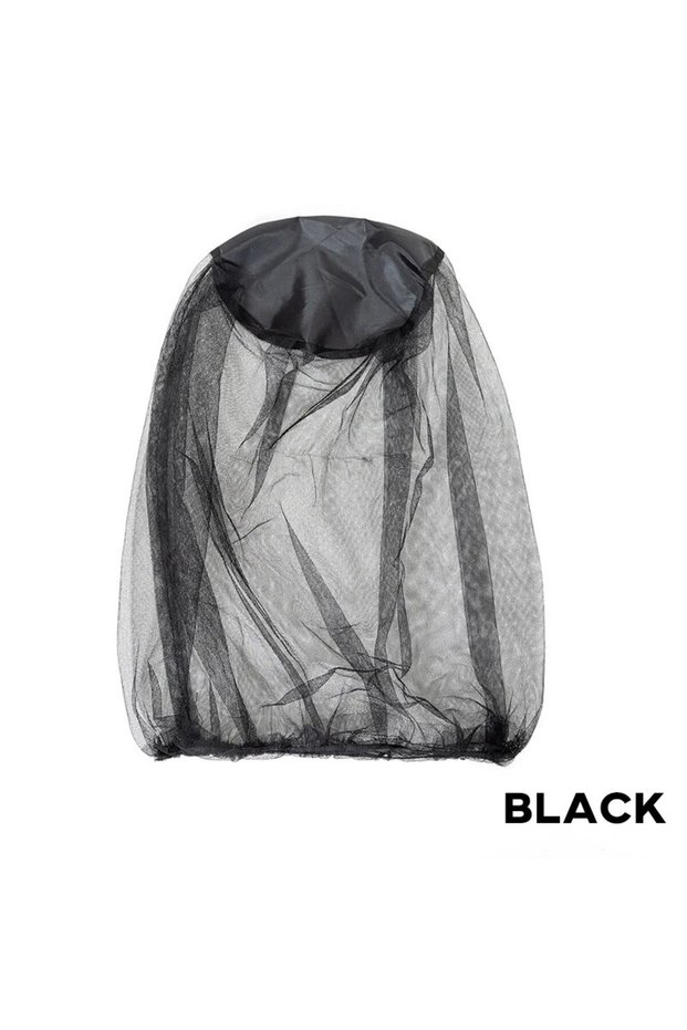 Black Anti Mosquito Fishing Cap 1pc Breathable Adjustable Mesh Fishing Hat Net For Men And Women Out