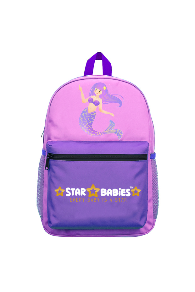 - Kids Backpack - Mermaid - Lavender - 16-Inch/41cm