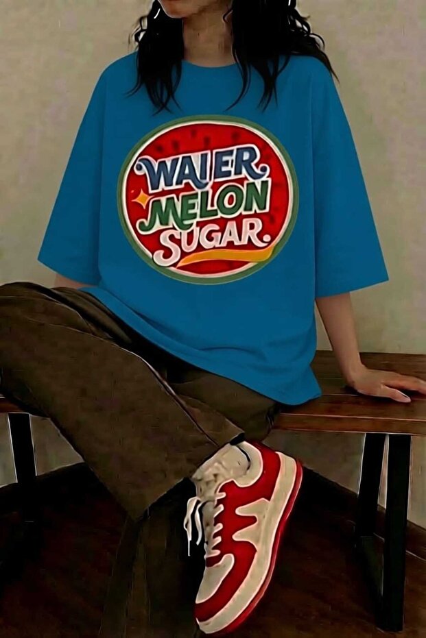 Watermelon Sugar Printed Cotton T-Shirt