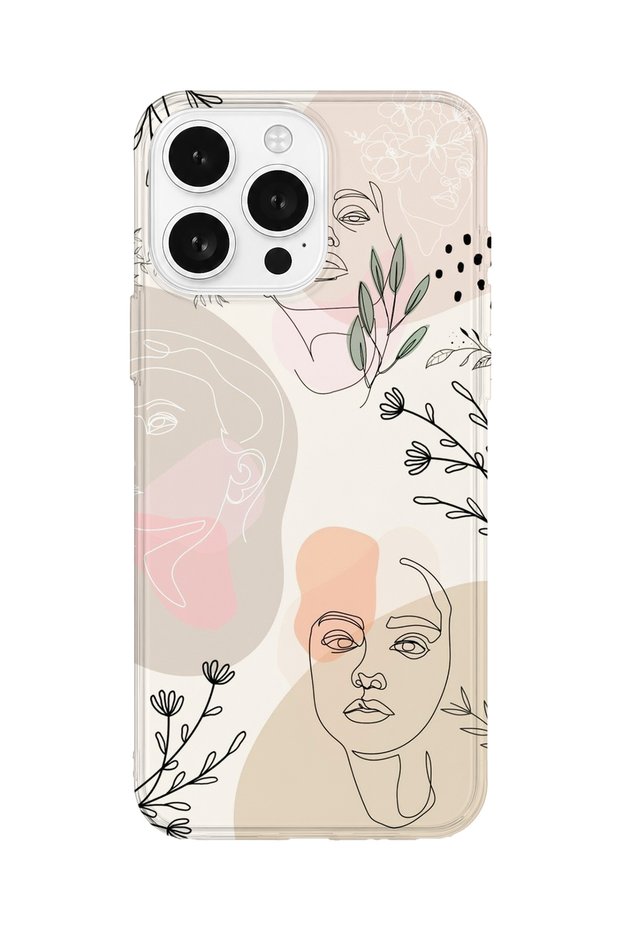 iPhone 16 Pro Max Compatible Printed Transparent Phone Case | Collection: Oneline