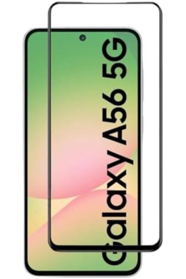 متجر edl - متوافق مع هاتف Galaxy A56 5G، واقي شاشة زجاجي مقاوم للكسر 5D بتغطية كاملة، edl shop 1