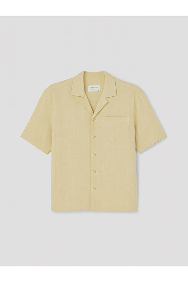 Vizyon New Season Regular Fit Resort Collar Men's Shirt