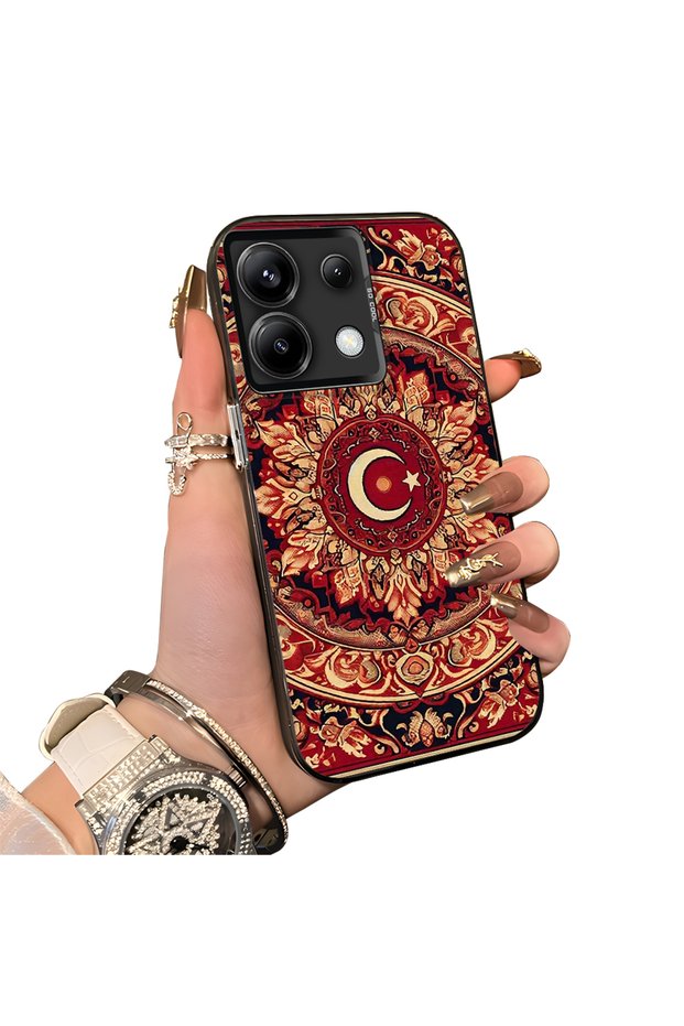 Xiaomi Redmi Note 13 Pro 5g Compatible Hard Acrylic Back Silicone Edge Lens Protection Case