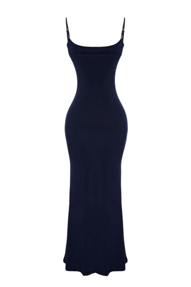 Rochie lunga, bleumarin, eleganta, stil sirena, M