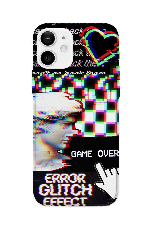 iPhone 12 Mini Compatible Printed Transparent Phone Case |   Collection: Neondream District