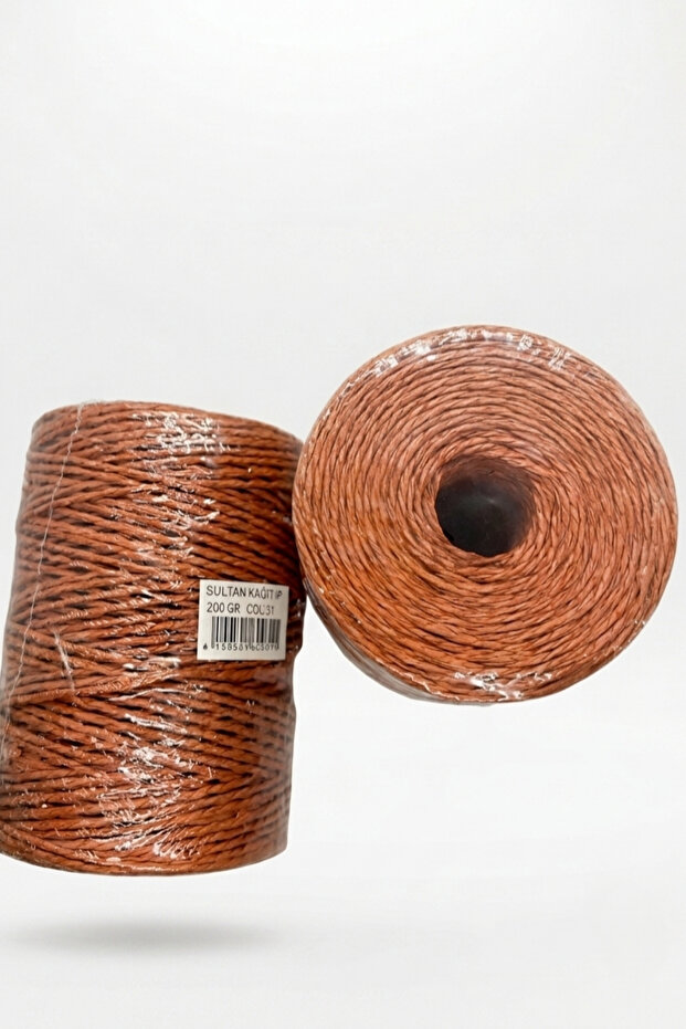 1 Piece Sultan Paper Thread 200 Gram Bag Hat Supla Basket Macrame Straw Weaving Thread Color:31