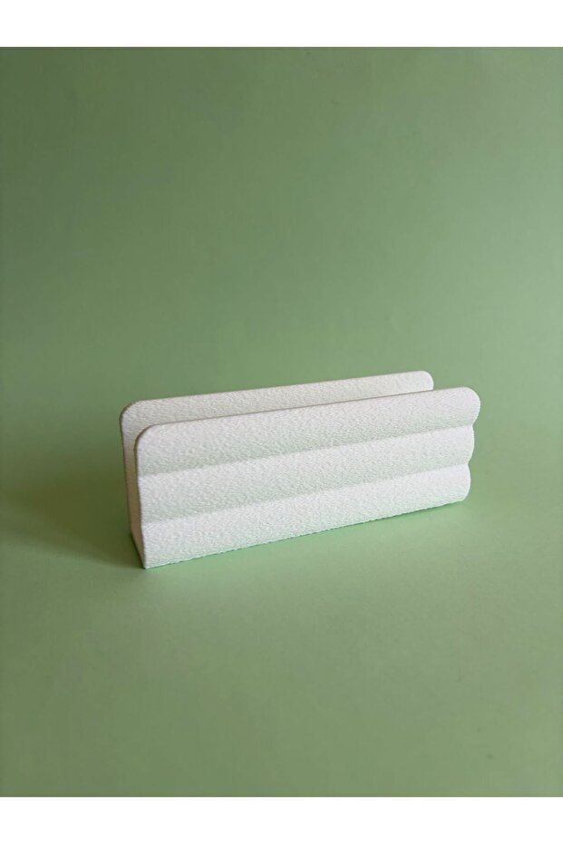 Bulut Napkin Holder Rectangular 14X5Cm White Set (4 Pcs)