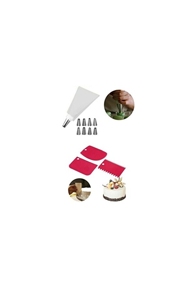 Professional Pastry Maker Set: Cream Bag, Pastry Shaper, Dough