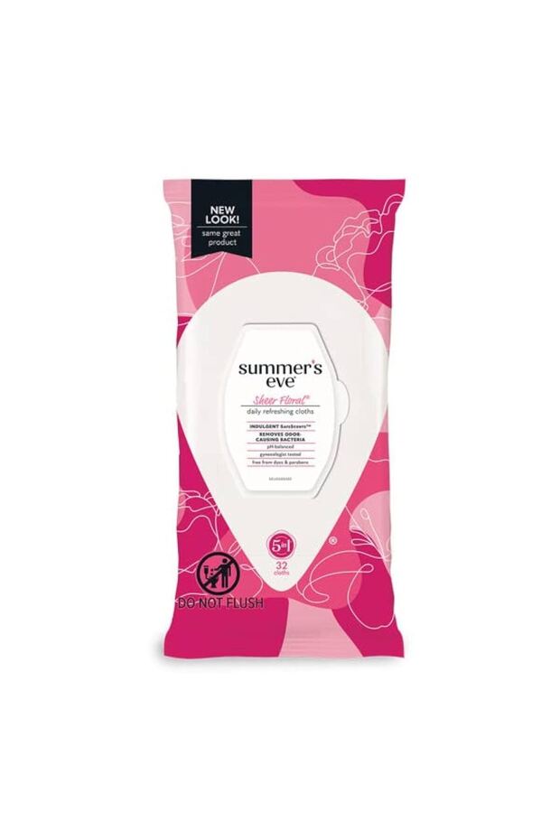 Feminine Cloth, Sheer Floral, 32-Count