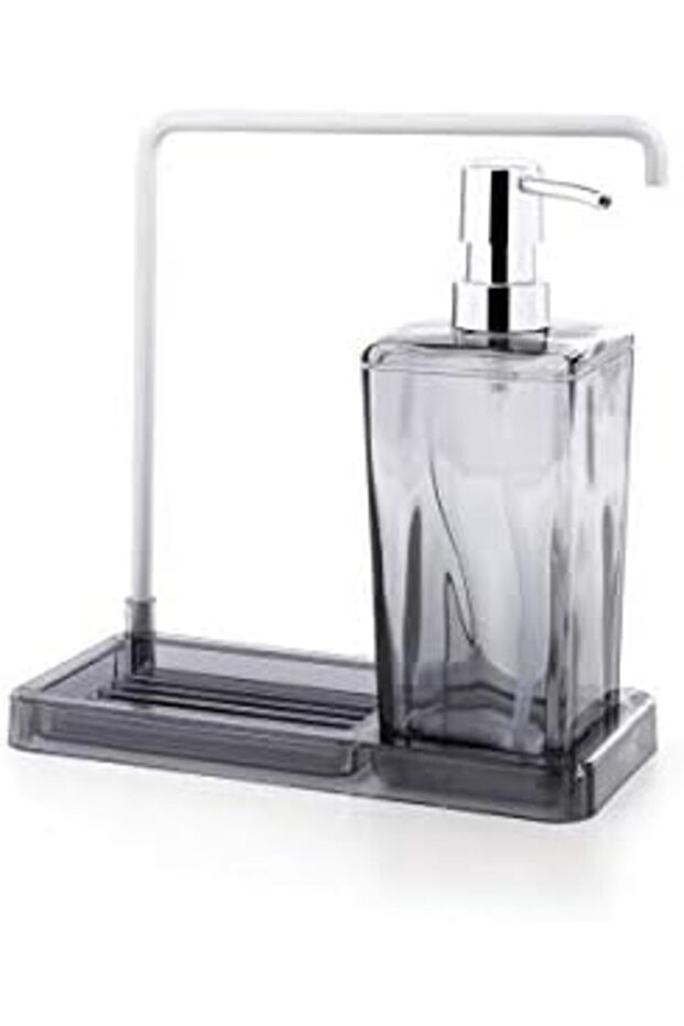 Luna Kitchen Liquid Soap Dispenser, Transparent Black 1302237
