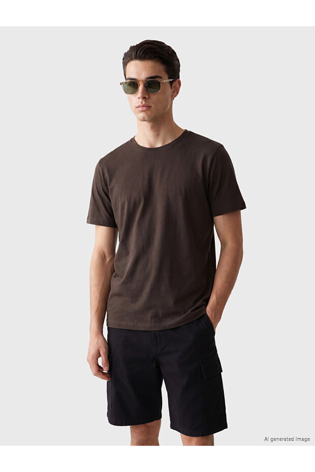 Lcwaikiki Classic Regular Fit 100% Cotton Men's T-Shirt