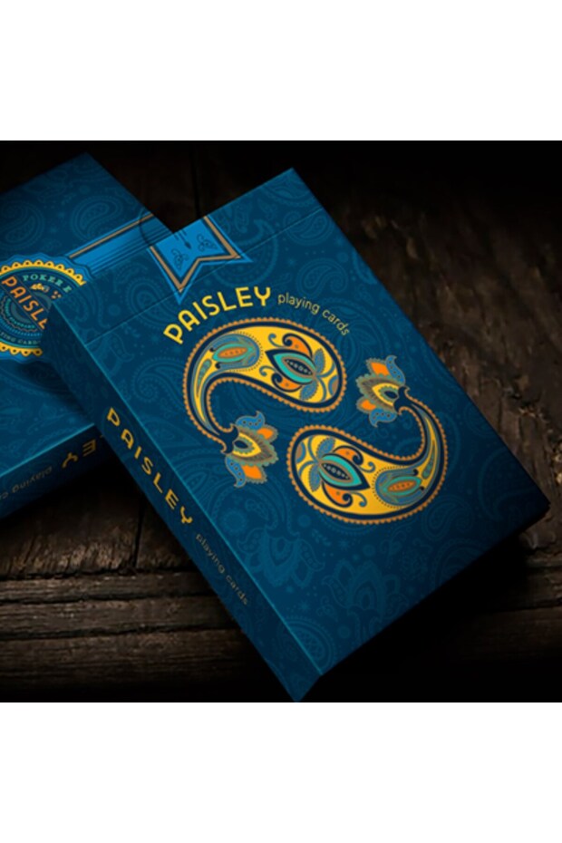 Cartamundi Paisley Poker Blue Premium Playing Cards Collectible Deck of Cards