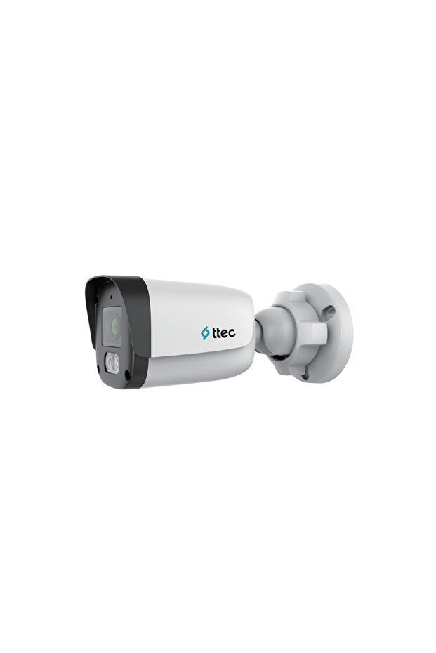 Ttec Ipbp-4330M-M-Lite 4Mp 2.8mm 30Mt Built-In Audio H265+ Ip67 Smart Led Bullet Ip Camera