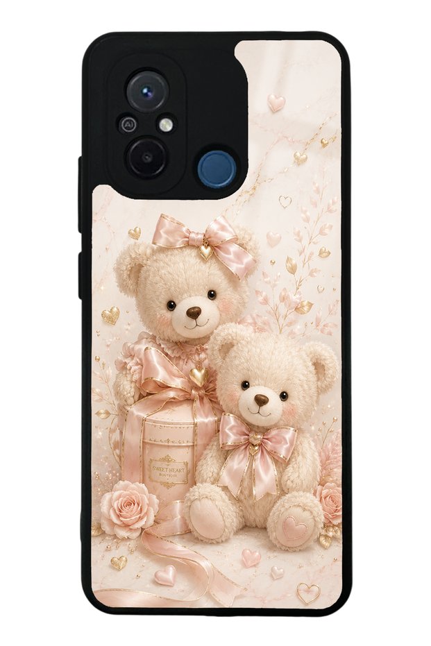 Xiaomi Redmi 12C Sweetheart Teddy Design Glossy Phone Case