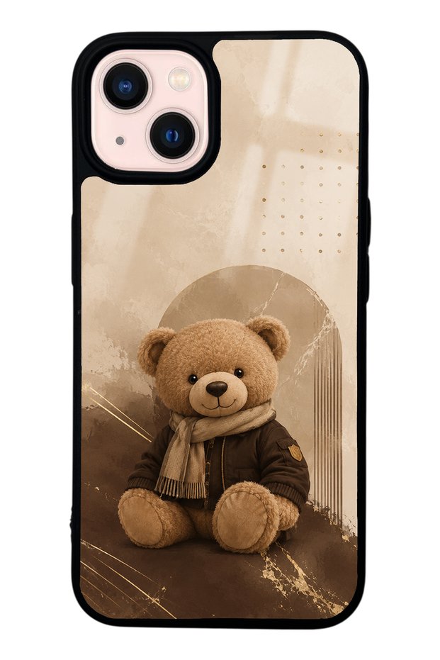 iPhone 13 Cozy Teddy Design Glossy Phone Case