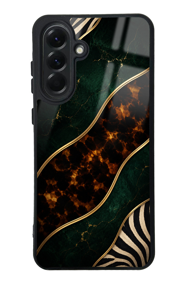 Samsung A56 Emerald Luxe Design Glossy Phone Case