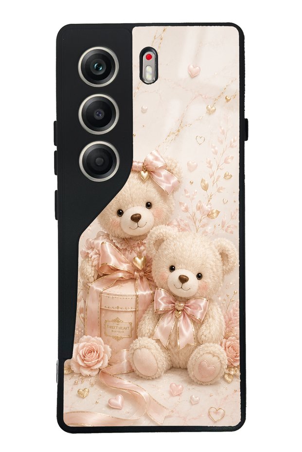 Tecno Camon 40 Sweetheart Teddy Design Glossy Phone Case