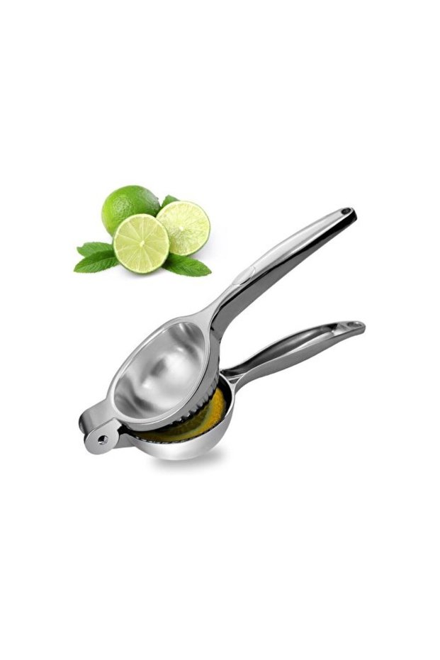 Lemon Squeezer with Stainless Steel Handle, Citrus Juicer with Ergonomic Handle