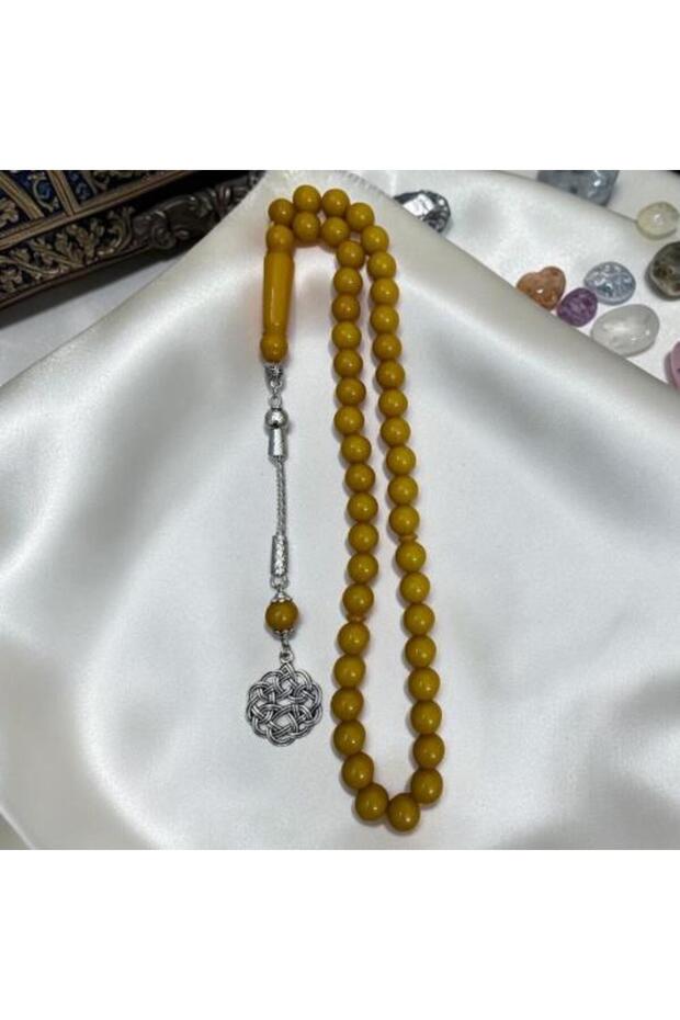 مسبحة فاخرة من الباكلايت البلجيكي مع شرابة تركية