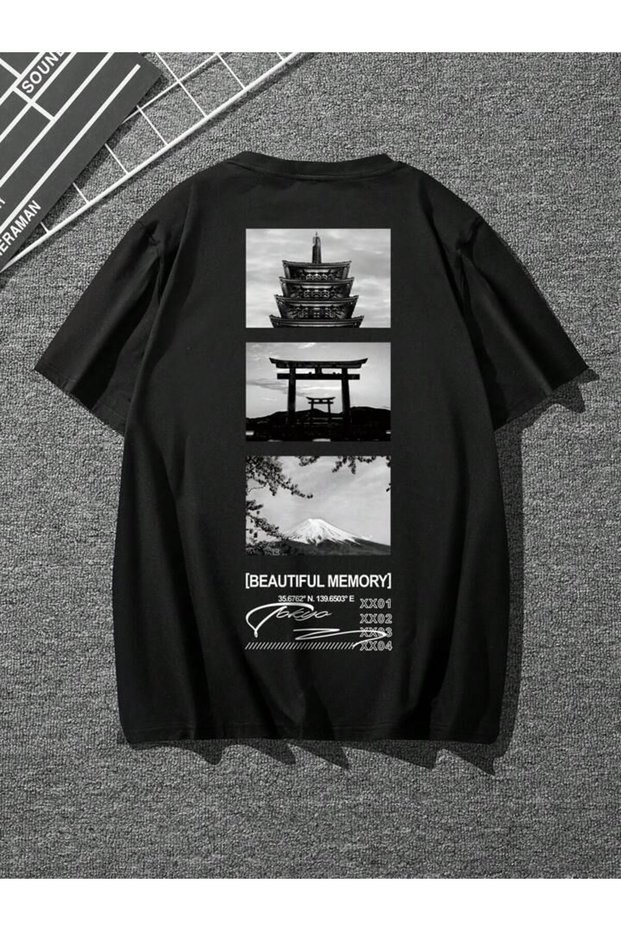 Calle Unisex Colorful Oversize Printed T-Shirt Streetwear Comfortable Fit Daily Premium
