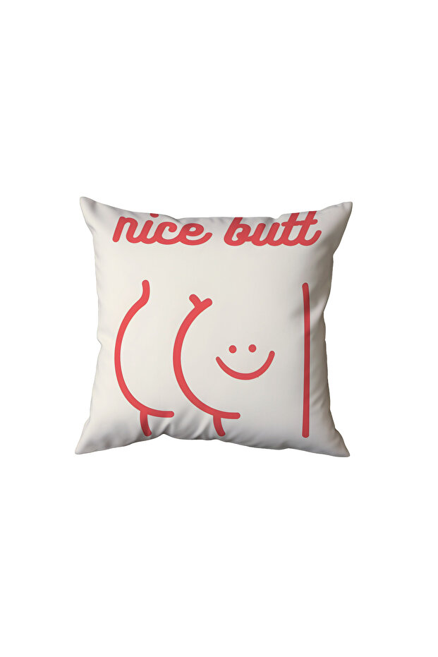 Nice Butt Written Pillow, Funny Gift