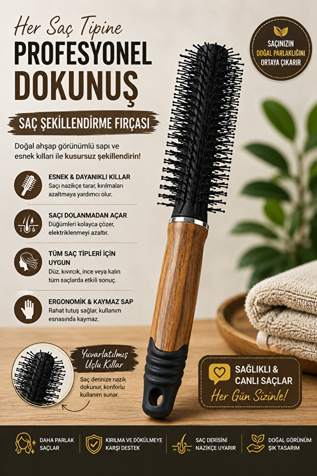 Professional Round Hair Brush