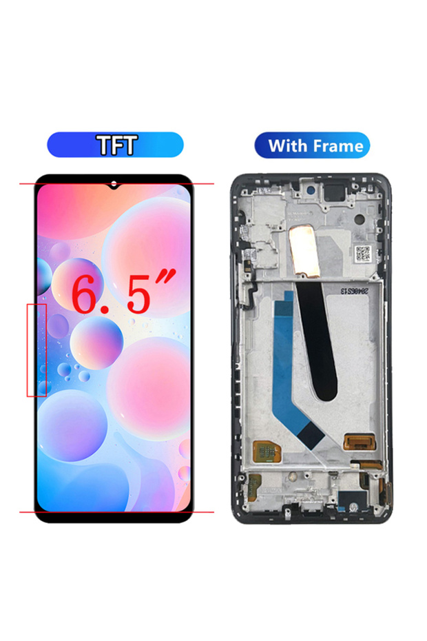 TFT With Frame New AMOLED Display For Poco F3 LCD Display Touch Screen Digitizer Assembly For Poco