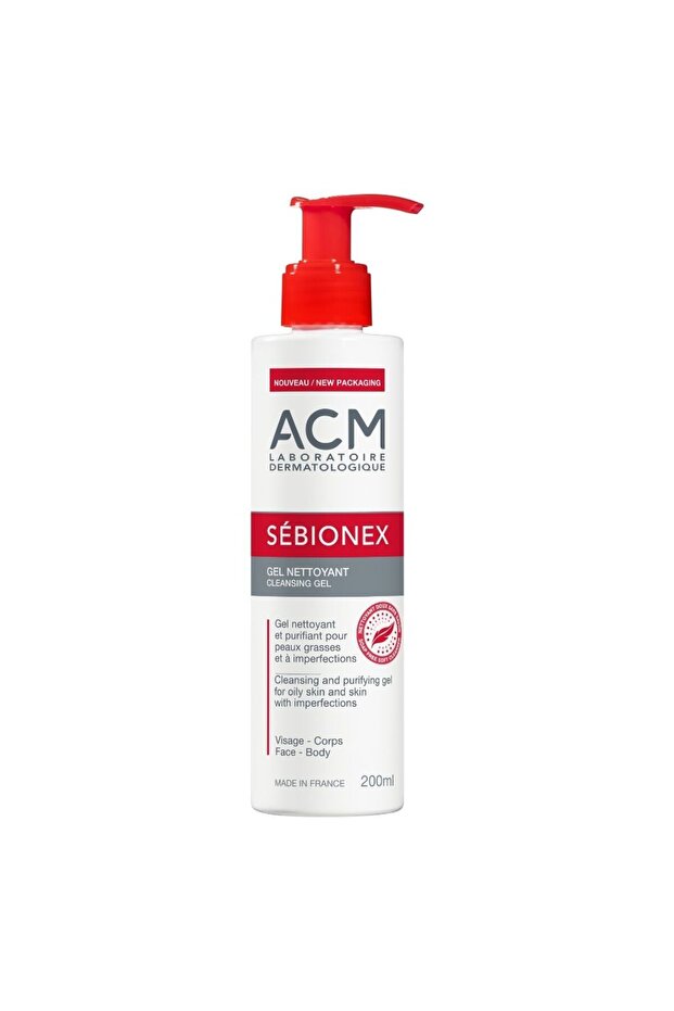 ACM Sebionex Cleaning Gel 200 ml- Packaging may vary, Pack of 1