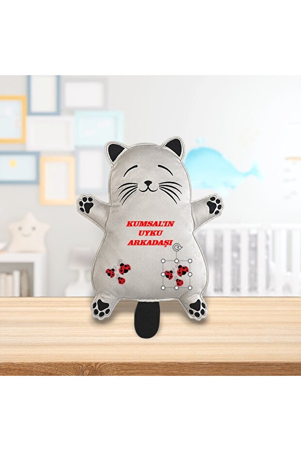 Personalized Velvet Cat Sleeping Pillow